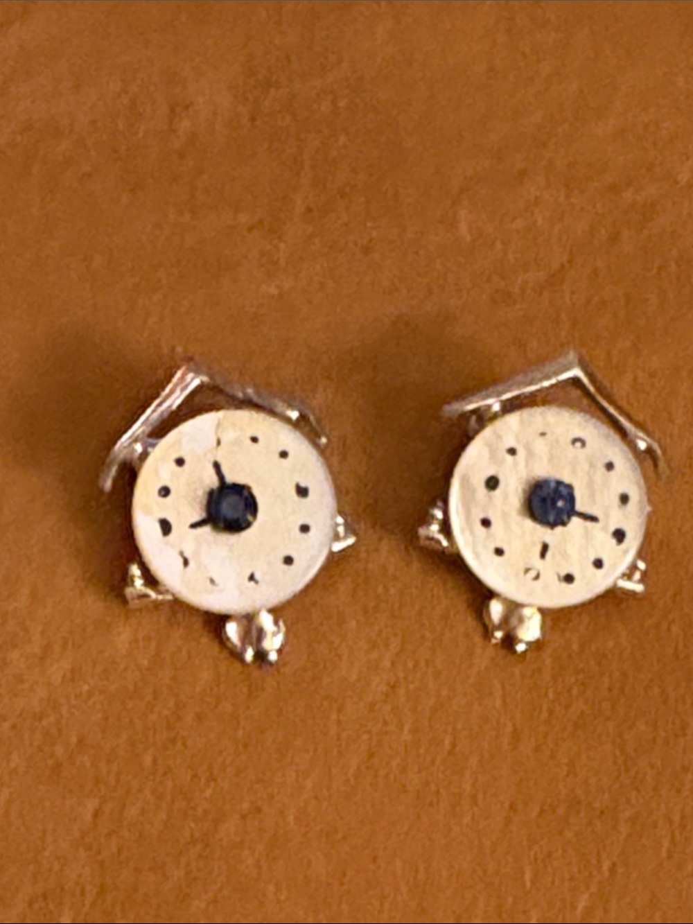 Vintage clock pins